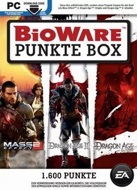Dragon Age 1600 BioWare Points Card