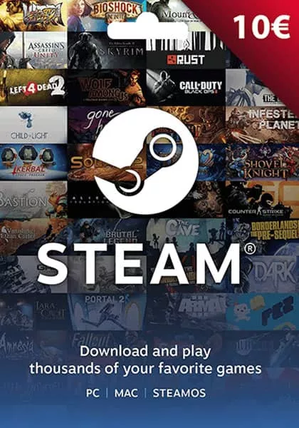 EU Steam 10 Euro Gift Card